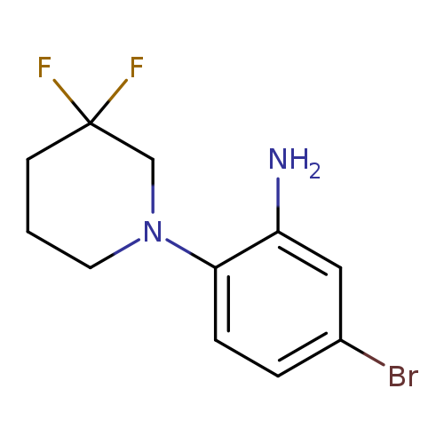 5-Bromo-2-(3,3-difluoro-piperidin-1-yl)-phenylamine