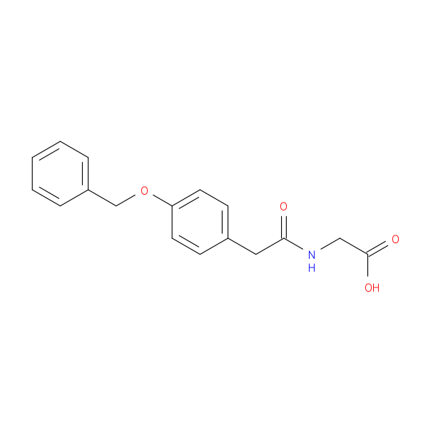 2-{2-[4-(benzyloxy)phenyl]acetamido}acetic acid