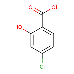 Benzoic acid, 4-​chloro-​2-​hydroxy-