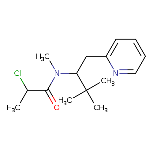 2-chloro-N-[3,3-dimethyl-1-(pyridin-2-yl)butan-2-yl]-N-methylpropanamide