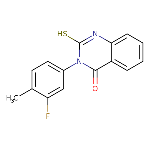 3-(3-FLUORO-4-METHYLPHENYL)-2-MERCAPTOQUINAZOLIN-4(3H)-ONE