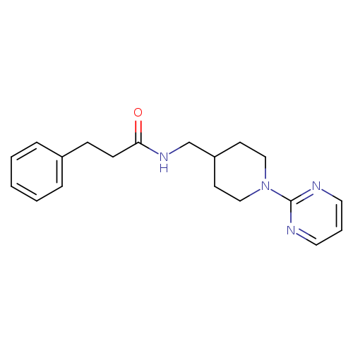3-phenyl-N-{[1-(pyrimidin-2-yl)piperidin-4-yl]methyl}propanamide