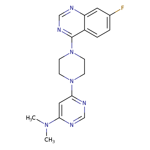 6-[4-(7-fluoroquinazolin-4-yl)piperazin-1-yl]-N,N-dimethylpyrimidin-4-amine