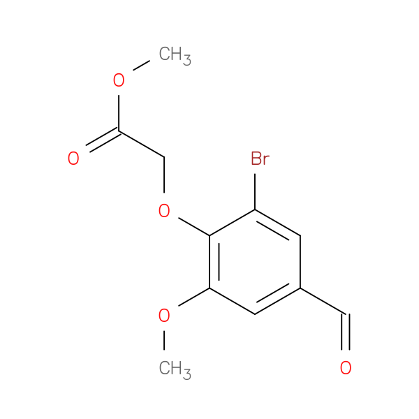 methyl 2-(2-bromo-4-formyl-6-methoxyphenoxy)acetate