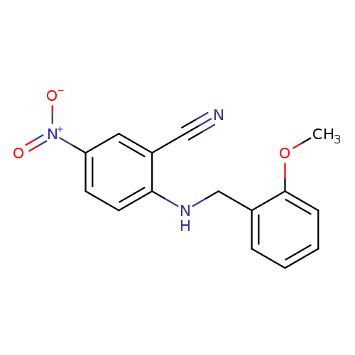 2-[(2-Methoxybenzyl)amino]-5-nitrobenzonitrile