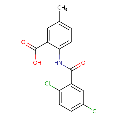 2-(2,5-dichlorobenzamido)-5-methylbenzoic acid