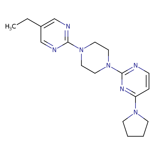 2-[4-(5-ethylpyrimidin-2-yl)piperazin-1-yl]-4-(pyrrolidin-1-yl)pyrimidine