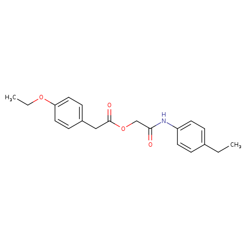 [(4-ethylphenyl)carbamoyl]methyl 2-(4-ethoxyphenyl)acetate