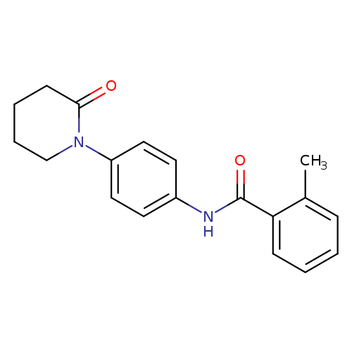 2-methyl-N-[4-(2-oxopiperidin-1-yl)phenyl]benzamide
