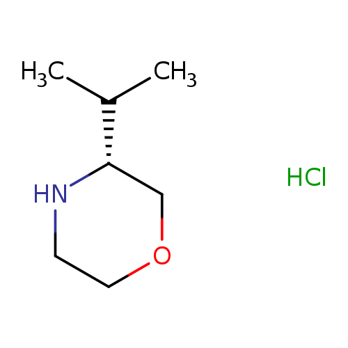 Morpholine, 3-(1-methylethyl)-, hydrochloride (1:1), (3R)-