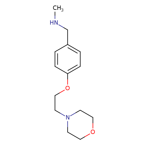 N-Methyl-n-[4-(2-morpholin-4-ylethoxy)benzyl]amine