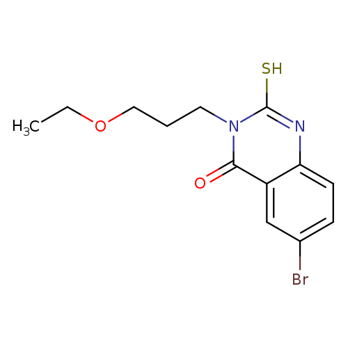 6-BROMO-3-(3-ETHOXYPROPYL)-2-MERCAPTOQUINAZOLIN-4(3H)-ONE