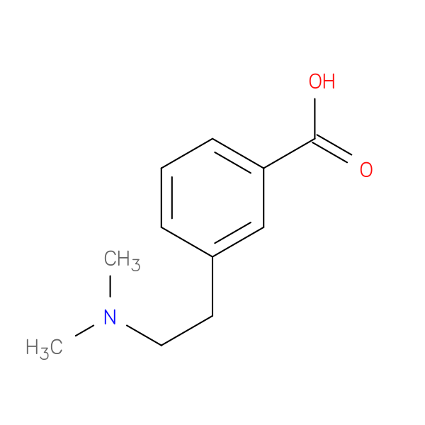 3-[2-(dimethylamino)ethyl]benzoic acid