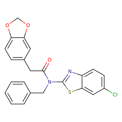 2-(2H-1,3-benzodioxol-5-yl)-N-benzyl-N-(6-chloro-1,3-benzothiazol-2-yl)acetamide