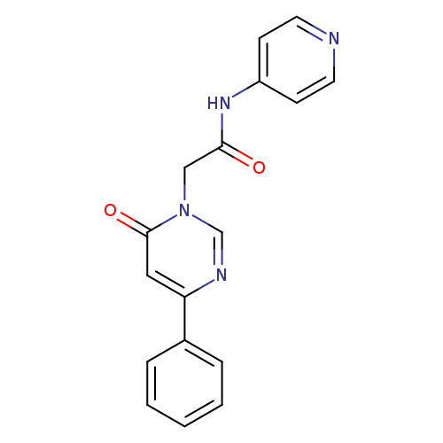 2-(6-oxo-4-phenyl-1,6-dihydropyrimidin-1-yl)-N-(pyridin-4-yl)acetamide