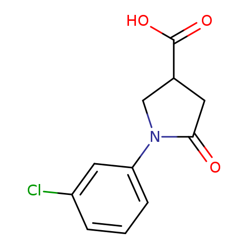 1-(3-Chlorophenyl)-5-oxopyrrolidine-3-carboxylic acid