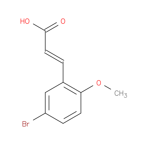 3-(5-Bromo-2-methoxyphenyl)acrylic acid