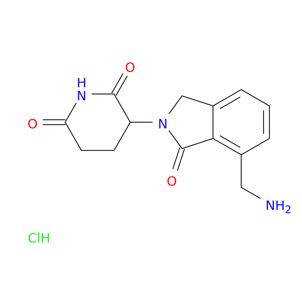 3-[7-(aminomethyl)-1-oxo-2,3-dihydro-1H-isoindol-2-yl]piperidine-2,6-dione hydrochloride
