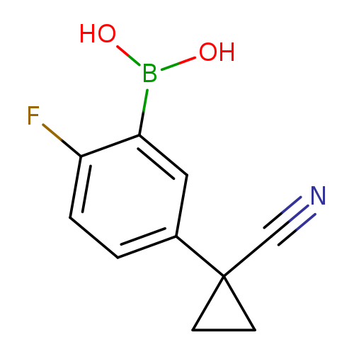 Boronic acid, B-[5-(1-cyanocyclopropyl)-2-fluorophenyl]-