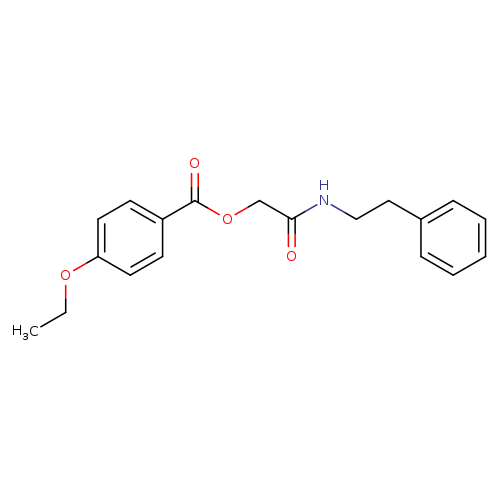 [(2-phenylethyl)carbamoyl]methyl 4-ethoxybenzoate
