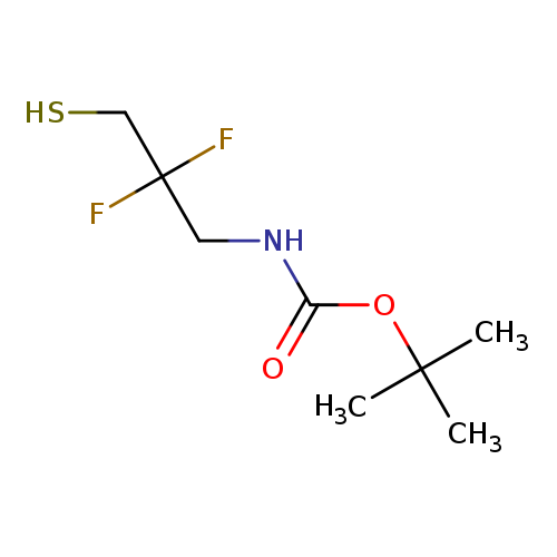 tert-butyl N-(2,2-difluoro-3-sulfanylpropyl)carbamate