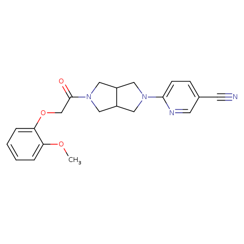 6-{5-[2-(2-methoxyphenoxy)acetyl]-octahydropyrrolo[3,4-c]pyrrol-2-yl}pyridine-3-carbonitrile