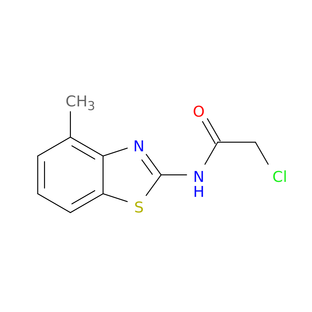 2-chloro-N-(4-methyl-1,3-benzothiazol-2-yl)acetamide