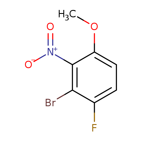 2-bromo-1-fluoro-4-methoxy-3-nitrobenzene