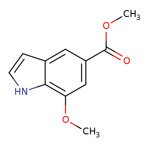 1H-​Indole-​5-​carboxylic acid, 7-​methoxy-​, methyl ester