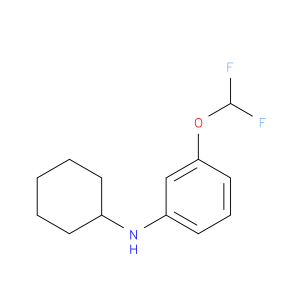 N-Cyclohexyl-3-(difluoromethoxy)aniline