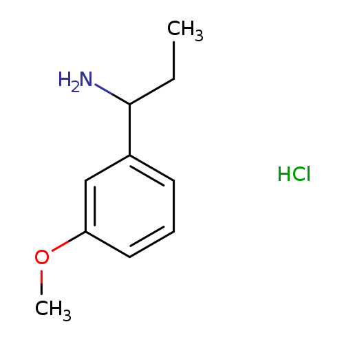 1-(3-methoxyphenyl)propan-1-amine hydrochloride