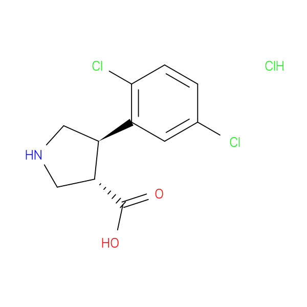 (+/-)-Trans-4-(2,5-dichloro-phenyl)-pyrrolidine-3-carboxylic acid HCl
