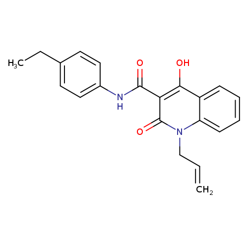 N-(4-ethylphenyl)-4-hydroxy-2-oxo-1-(prop-2-en-1-yl)-1,2-dihydroquinoline-3-carboxamide