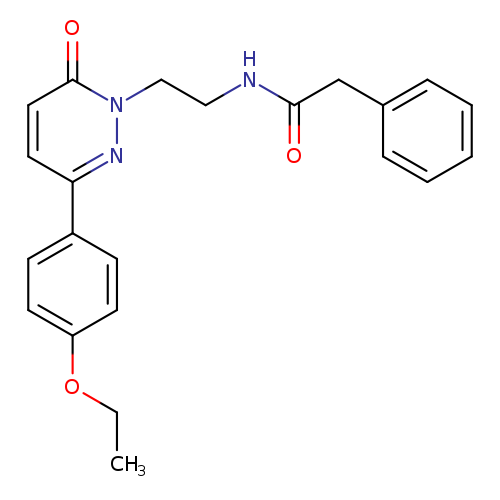 N-{2-[3-(4-ethoxyphenyl)-6-oxo-1,6-dihydropyridazin-1-yl]ethyl}-2-phenylacetamide