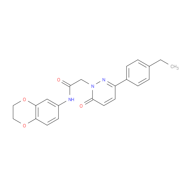 N-(2,3-dihydro-1,4-benzodioxin-6-yl)-2-[3-(4-ethylphenyl)-6-oxo-1,6-dihydropyridazin-1-yl]acetamide
