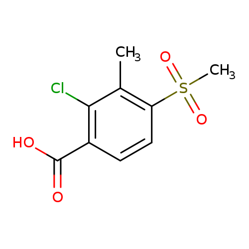 2-chloro-3-methyl-4-(methylsulfonyl)benzoic acid