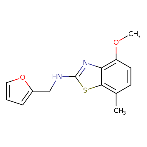 N-(2-Furylmethyl)-4-methoxy-7-methyl-1,3-benzothiazol-2-amine