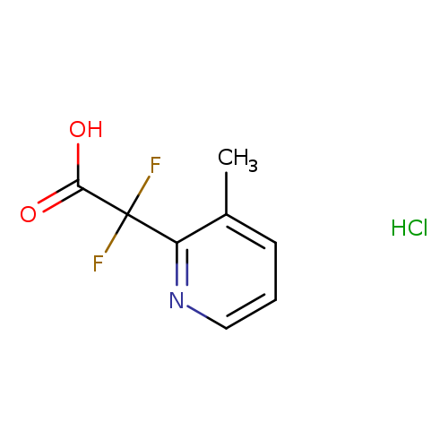 2,2-difluoro-2-(3-methylpyridin-2-yl)acetic acid hydrochloride