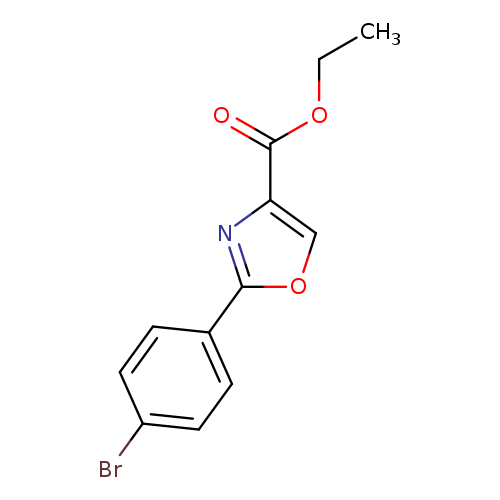 Ethyl 2-(4-bromophenyl)-1,3-oxazole-4-carboxylate