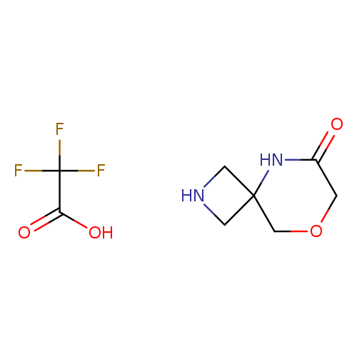 8-oxa-2,5-diazaspiro[3.5]nonan-6-one, trifluoroacetic acid