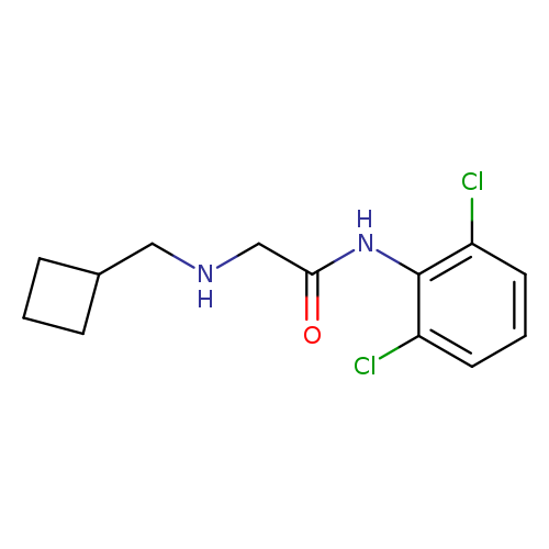 2-[(cyclobutylmethyl)amino]-N-(2,6-dichlorophenyl)acetamide