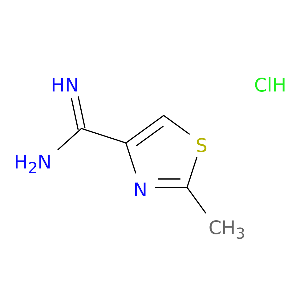 2-Methyl-1,3-thiazole-4-carboximidamide HCl