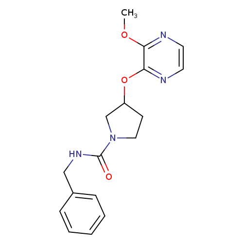 N-benzyl-3-[(3-methoxypyrazin-2-yl)oxy]pyrrolidine-1-carboxamide