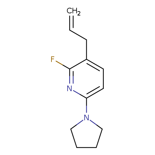 3-Allyl-2-fluoro-6-(pyrrolidin-1-yl)pyridine