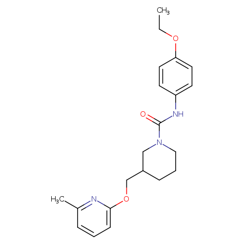 N-(4-ethoxyphenyl)-3-{[(6-methylpyridin-2-yl)oxy]methyl}piperidine-1-carboxamide