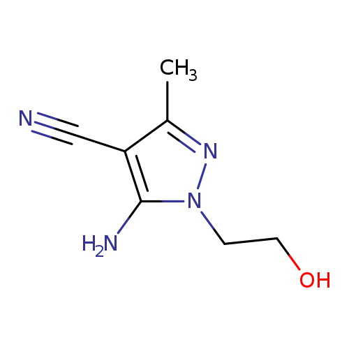 5-Amino-1-(2-hydroxyethyl)-3-methyl-1h-pyrazole-4-carbonitrile