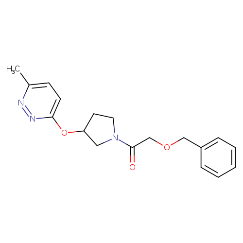 2-(benzyloxy)-1-{3-[(6-methylpyridazin-3-yl)oxy]pyrrolidin-1-yl}ethan-1-one