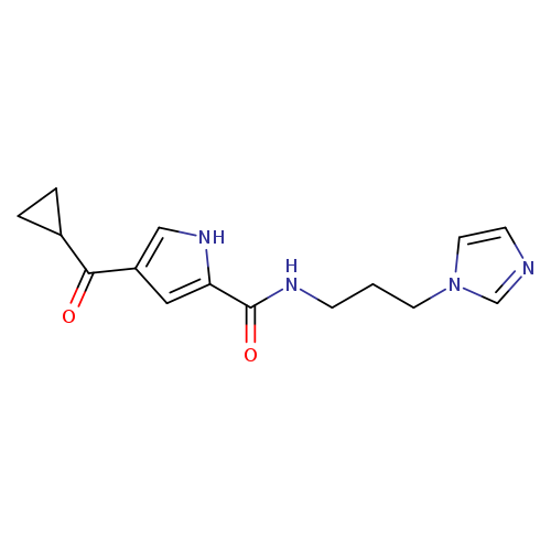 4-cyclopropanecarbonyl-N-[3-(1H-imidazol-1-yl)propyl]-1H-pyrrole-2-carboxamide