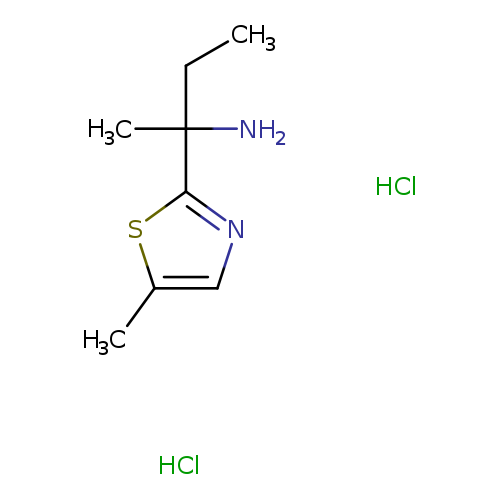 2-(5-methyl-1,3-thiazol-2-yl)butan-2-aminedihydrochloride