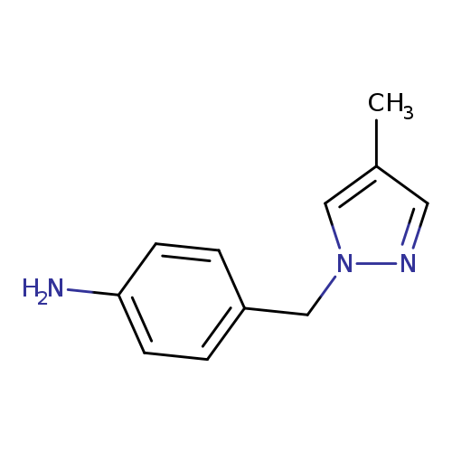 4-[(4-methyl-1H-pyrazol-1-yl)methyl]aniline